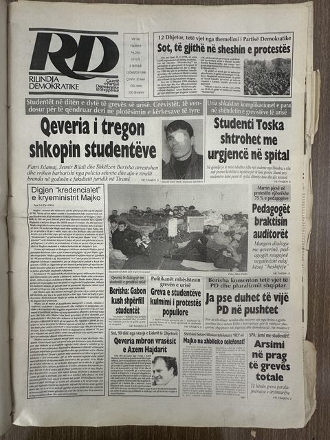 Rilindja Demokratike 1998-12-12